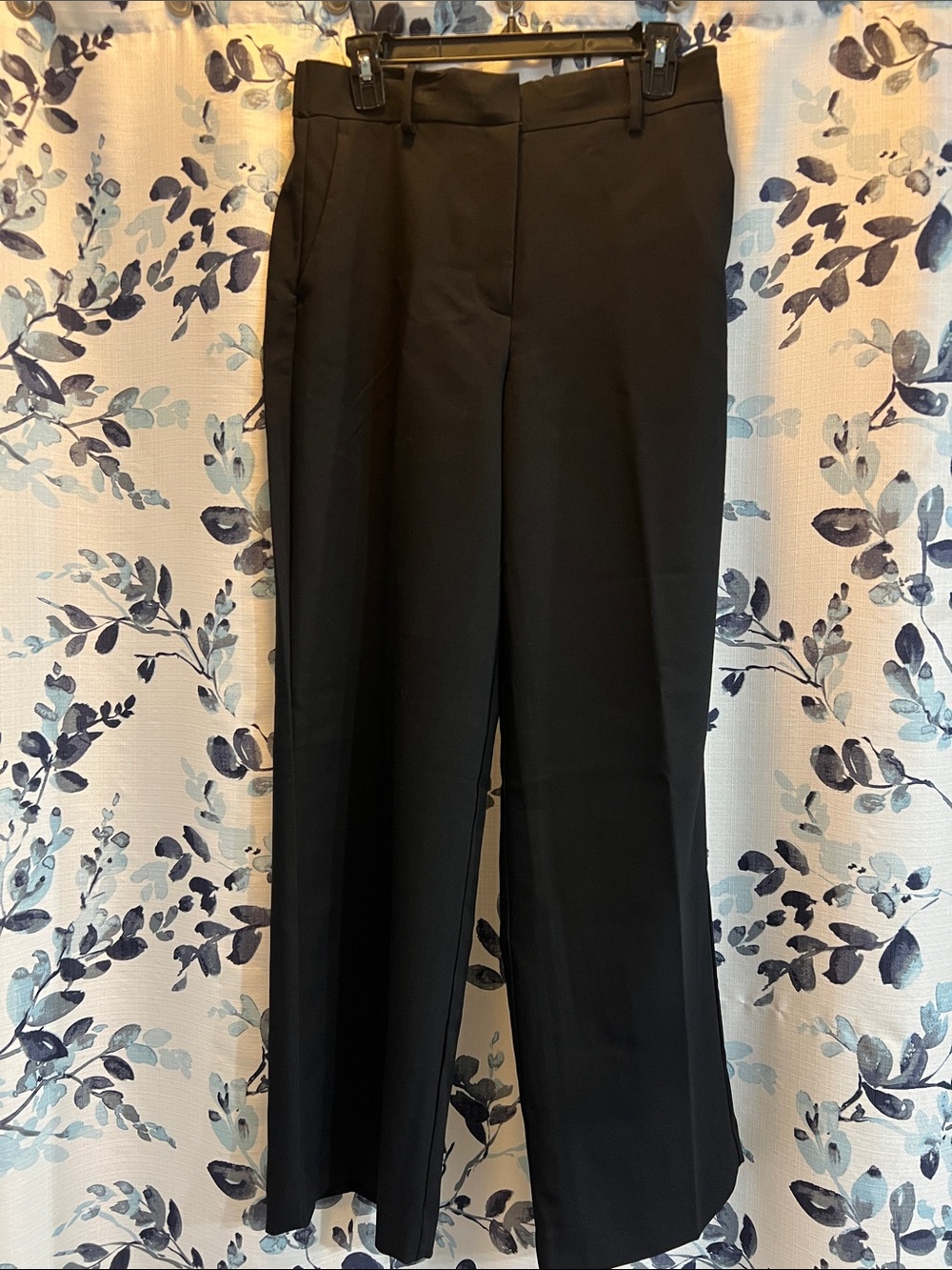 Classic Black Wide-Leg Women's Trousers - A.N.A size 8 New With Tags